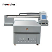 Gratis obral besar FC-UV1015 Model 100cm * 150cm ukuran UV Led pencetak Flatbed dengan 3 buah cetak dan pencetak pernis