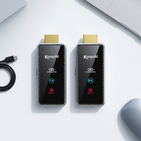 Émetteur et Récepteur sans Fil Koogold pour Partage d'Écran 1080P en Alliage d'Aluminium avec Portée de 35M, Prise en Charge Multi-Appareils, Quad Core