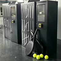 Casier intelligent de location d'équipements sportifs personnalisés (matériel et logiciel) – Casier intelligent de location de raquettes de padel pour clubs de padel