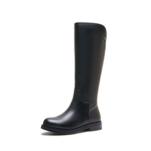 Cuir véritable luxe designer Ladies Tall Dress Boot cuir Plus size large veau bottes femmes Knight bottes longues usine - Product Image 1