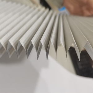 Vente directe d'usine, stores plissés en papier polyester temporaires <span class=keywords><strong>sur</strong></span> <span class=keywords><strong>mesure</strong></span>, stores pour fenêtres - Product Image 2