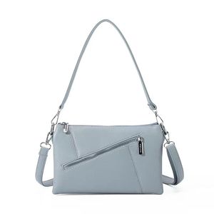 Cross-border Explosions Wholesale New Ladies PU <b>Small</b> Square <b>Shoulder</b> <b>Bag</b> with Zipper Closure Fashion Trend Polyester - Product Image 4