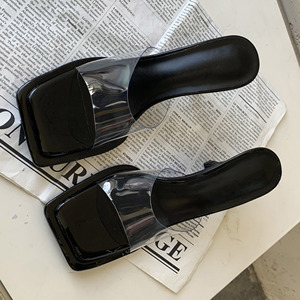 Sandales à talons aiguilles transparentes en cristal pour femme – Idéales pour l'été, les soirées et les sorties en extérieur - Product Image 2