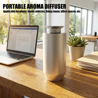 Diffuseur d'arômes pour voiture, diffuseur d'arômes haut de gamme pour voiture, ciel étoilé, aromathérapie intelligente, parfum de voiture longue durée, vaporisateur automatique de parfum