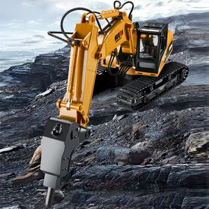 Huina 1560 1/14 ölçekli ses LED 16CH Diecast alaşım Metal <span class=keywords><strong>R</strong></span>/<span class=keywords><strong>C</strong></span> kamyon RC paletli araç 2.4G araba oyuncak radyo kontrol matkap ekskavatö<span class=keywords><strong>r</strong></span> - Product Image 4