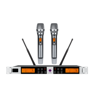 ไมโครโฟนไร้สาย UHF รุ่น EIF HP-2000 ขายส่ง หลายแบบ ชุดไมค์เสียงสำหรับคาราโอเกะ เวที โบสถ์ รับผลิตตามแบบ OEM - Product Image 1