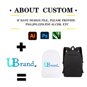 Custom Logo Backpack for Business School Promotion Personalized Laptop Bag Company Branded Travel Daypack Corporate Gift - Product Image 2
