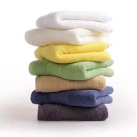 Wholesale 100% Cotton Long Staple Towel Set Color Dobby Towel High Absorption 500-700gsm Luxury Hotel Bath Towel Set