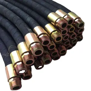 热卖1/4 ''-2'' 橡胶软管液压橡胶软管，如75毫米软管防火柔性排气水泥排放高