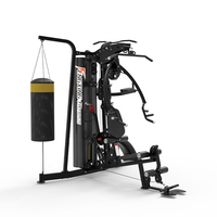 Station de musculation trois personnes avec machine de tirage vertical, équipement de gym DY-8001, entraînement multifonctionnel, fitness à domicile, unisexe, FENGXING