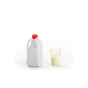 Secchio per il latte della fattoria delle bambole in miniatura di vecchia moda in scala 1/12 finta di giocare <span class=keywords><strong>Mini</strong></span> cibo per il giocattolo degli accessori da cucina della bambola OB11 - Product Image 1
