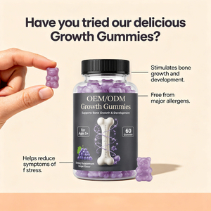 Gomitas Premium para el Crecimiento Infantil, Ricas en Minerales, Aptas para Niños, para <span class=keywords><strong>la</strong></span> Rutina Diaria <span class=keywords><strong>de</strong></span> Nutrición Ósea Durante el Comer en <span class=keywords><strong>la</strong></span> Escuela (OEM/ODM) - Product Image 3