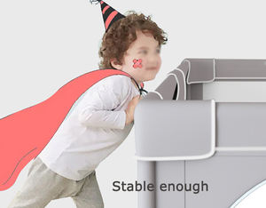 גובה מתכוונן מהיר הרכבה פעוט מיטה מסילות עם חומר מתכת בטיחות אוקספורד עבור מיטת תינוק - Product Image 2