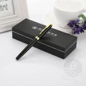 Hot Sell Custom ized Pen Logo Metall Roller Pen Mit Pen Box Für Geschäfts geschenk