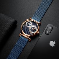 Montre de luxe pour homme avec mouvement à quartz japonais, montres-bracelets tendance, montres résistantes à l'eau, montres pas chères