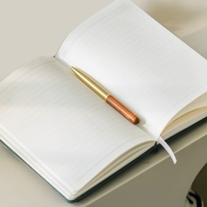 Cuaderno diario de cuero Vintage A5 de lujo, diario Personal encuadernado con hilo, rejilla de puntos de costura, diario punteado forrado - Product Image 6