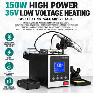 Machine à souder automatique haute puissance 150W, fer à souder de qualité industrielle, machine à distribuer de la soudure avec température numérique - Product Image 2