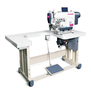 RONMACK RM-688S-KM Direct Drive Lockstitch Bottom Hemming Machine with Automatic <b>Thread</b> Trimmer Single Needle Metal - Product Image 1