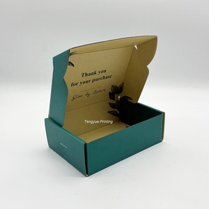 Cajas de envío personalizadas corrugadas pequeñas negras y rosas para regalos, cajas de envío personalizadas para pequeñas empresas. - Product Image 3