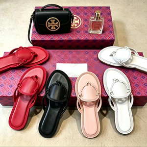 Tory De Burch Rhinestone Women Shoes Slipper Sandals, Chaussures Femme, Fashion Casual Summer Sandalias De Mujer Zapatos <strong>Slides</strong> - Product Image 1