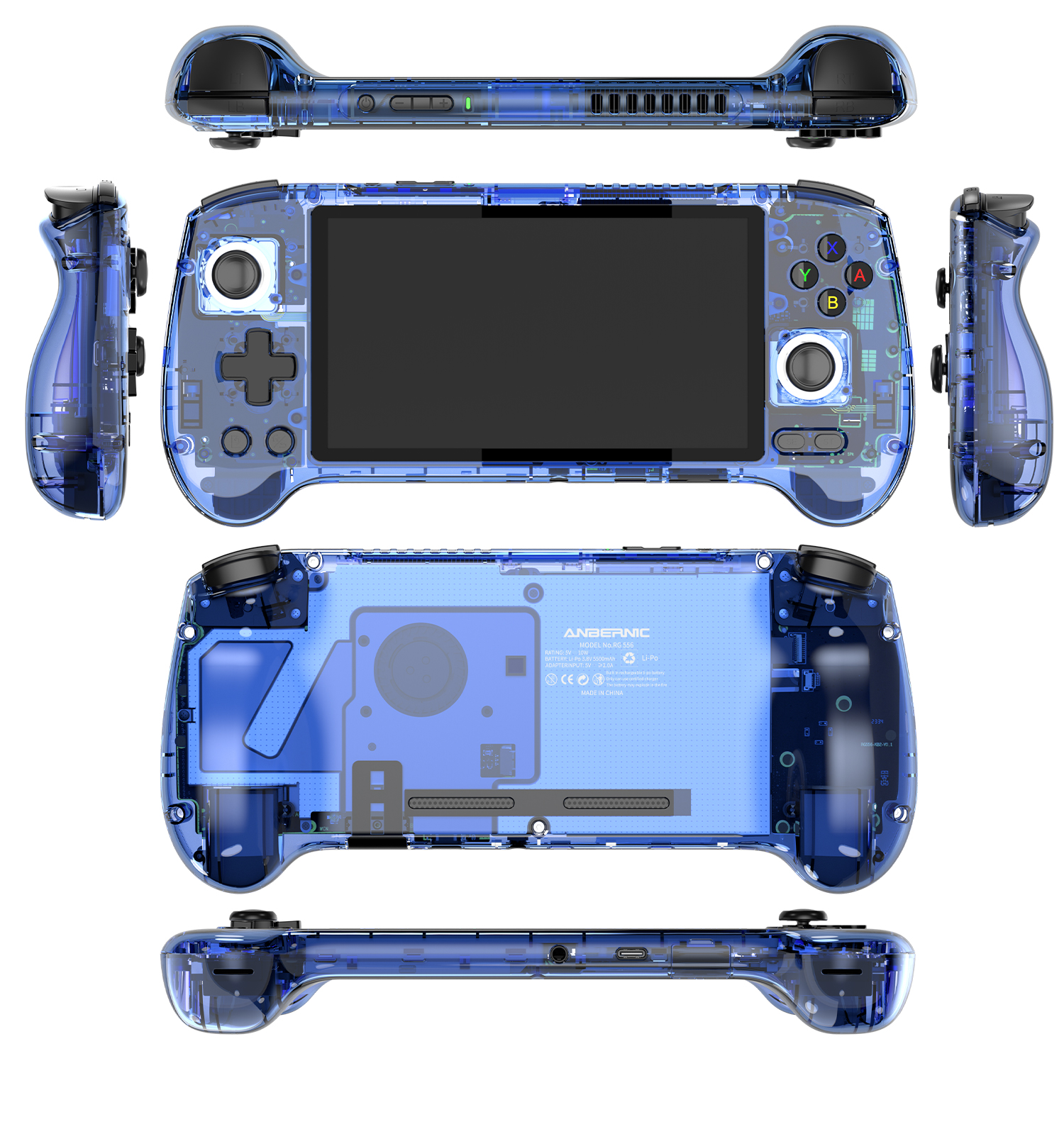 2024 Anbernic RG556 - Ultimate Gaming Console with AMOLED Screen