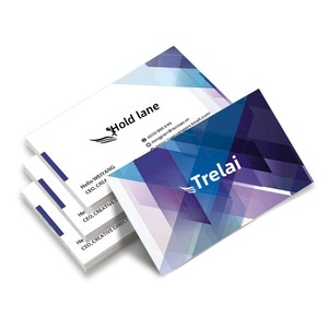 Tarjetas de Visita Personalizadas con Impresión de Logotipo, Papel Recubierto, Laminado, Resistente al Agua; Seguro de Crédito, Código QR de WeChat - Product Image 1