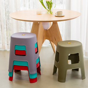 Plastic High Stools 395x335x470mm <b>Stackable</b> Modern Minimalist Design For <b>Dining</b> <b>Chair</b> Household Commercial Use - Product Image 2
