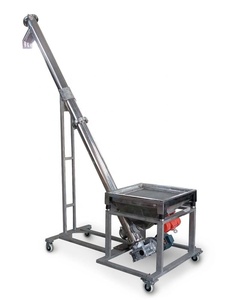 <span class=keywords><strong>Transportador</strong></span> de <span class=keywords><strong>tornillo</strong></span> en espiral de acero inoxidable para mezcla de transporte de harina montado en grano ajustable de longitud DZJX - Product Image 2