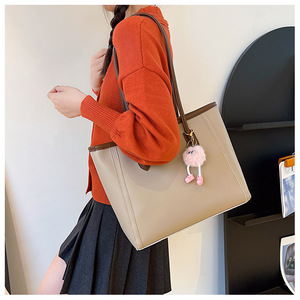 <span class=keywords><strong>Bolso</strong></span> Tote de Cuero PU para Mujer, <span class=keywords><strong>Bolso</strong></span> de Mano de Gran Capacidad, <span class=keywords><strong>Bolso</strong></span> de Compras Elegante para Mujer - Product Image 5