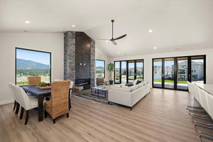 Chuco-puerta corredera plegable de vidrio templado para balcón, puerta corredera - Product Image 5