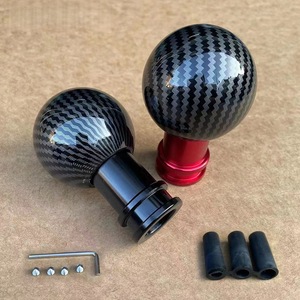 Poignée de levier de vitesses universelle pour voiture, en fibre de carbone, en aluminium, pour transmission manuelle, Mr Hello - Product Image 1