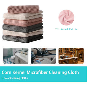 Toallas de Microfibra Jacquard Absorbentes Cuadradas Personalizadas, Antibacterianas, para Cocina, Suaves, de Secado Rápido y Multifuncionales - Product Image 2