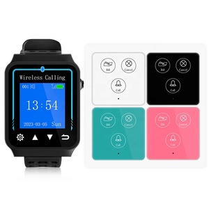 3-Nút Khách Sạn Thông Minh Đa Chức Năng Nhà Hàng Khách Gọi Máy Nhắn Tin Một Chìa Khóa Cuộc Gọi Không Dây Bồi Bàn Gọi Chuông Hệ Thống - Product Image 6