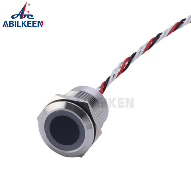 19mm 22mm IP68 12VDC Pir Motion Push Button Proximity LED Light Turn on ...