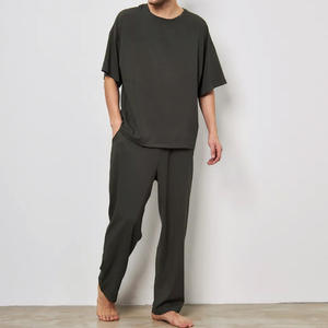 Nuevo <span class=keywords><strong>Pijama</strong></span> de Verano para <span class=keywords><strong>Hombre</strong></span>, Camiseta de Manga Corta, <span class=keywords><strong>Pijama</strong></span> de Algodón para <span class=keywords><strong>Hombre</strong></span>, Pantalones de <span class=keywords><strong>Pijama</strong></span> <span class=keywords><strong>a</strong></span> Cuadros, Ropa de Dormir, Ropa de Estar para <span class=keywords><strong>Hombre</strong></span> - Product Image 5