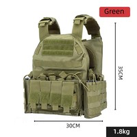 Gilet tactique robuste grande capacité pour équipement extérieur, en tissu Oxford imperméable, avec fonction de dégagement rapide, protection naturelle