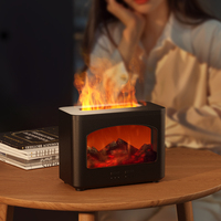 Diffuseur d'aromathérapie d'air ultrasonique Portable vente chaude Mini cheminée humidificateur de flamme USB huiles essentielles ménage YS