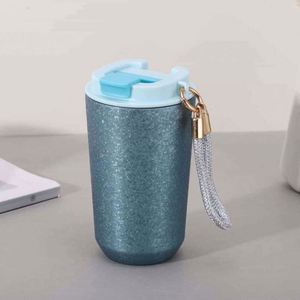 Simple 304 Stainless Steel Coffee Mug Portable Car <b>Thermos</b> Business Office Gift Dual-Drink Mug - Product Image 6
