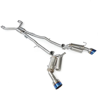 Sistem Knalpot Catback OEM untuk Infiniti Q50 3.0T Q60 Q70 2.5/3.5/3.7 2013+ Pipa Knalpot Sport Muffler Peningkat Tenaga