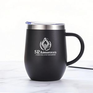 Mug isotherme Swig 12oz avec poignée – Idéal pour le café, les voyages, les fêtes, la bière et le vin - Product Image 1