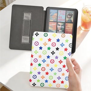 Étui magnétique pour <span class=keywords><strong>Kindle</strong></span> personnalisé pour tous les nouveaux <span class=keywords><strong>Kindle</strong></span> 2024 <span class=keywords><strong>2022</strong></span> 2021 Paperwhite 5 6,8 pouces <span class=keywords><strong>Kindle</strong></span> Basic Sleep Capa Cover blanc rouge - Product Image 1