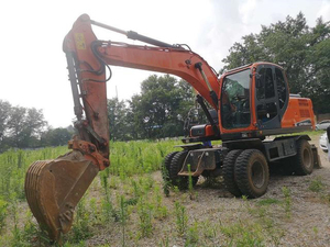Excavatrice mobile sur roues durable de <span class=keywords><strong>15</strong></span> <span class=keywords><strong>tonnes</strong></span> DX150W avec lame de bulldozer pour la <span class=keywords><strong>location</strong></span> - Product Image 3