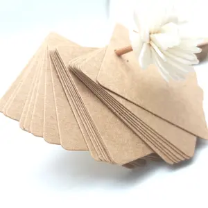 Atacado em branco craft paper tag do cair-Etiquetas de papel para pendurar em branco