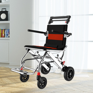 Aluminum Alloy Wheelchair Lightweight Foldable With U Brake For Elderly Mobility Assistance - Product Image 1