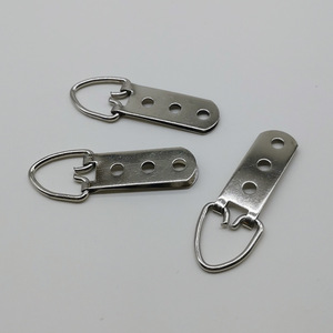 Three Hole Eye Slip Hook Stainless Steel Large Hanging Ring <b>Photo</b> <b>Frame</b> Accessories Wall <b>Mount</b> Hooks - Product Image 3