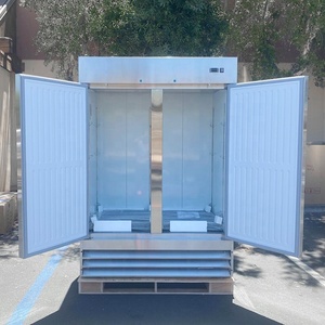 Refrigerador Comercial de Acero Inoxidable de 2 Puertas, Refrigerador y Congelador para Cocina - Product Image 4