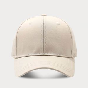 Spring Summer Outdoor Sports Sunhat Solid Color Simple Casual Baseball Cap Structured Cotton 6 Panel Sports <b>Hat</b> - Product Image 3