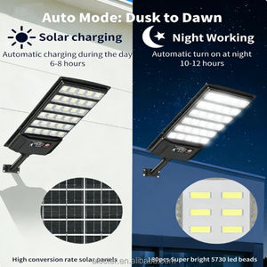 Equipo Esencial de Supervivencia de Emergencia, Luz Solar LED de Alta Potencia con Sensor de Movimiento, Control Remoto, Resistente al Agua IP65 - Product Image 6