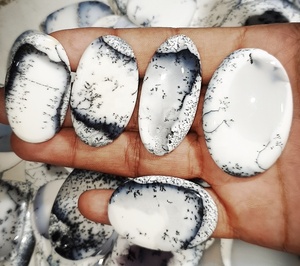 Vente en gros de 1 kilo de pierres précieuses naturelles turques de type Dendrite, cabochons bruts pour bijoux - Product Image 2