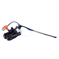 Loupes chirurgicales dentaires portables MF6.0x, loupes réglables avec lumière LED 191 Kepler 6.0X